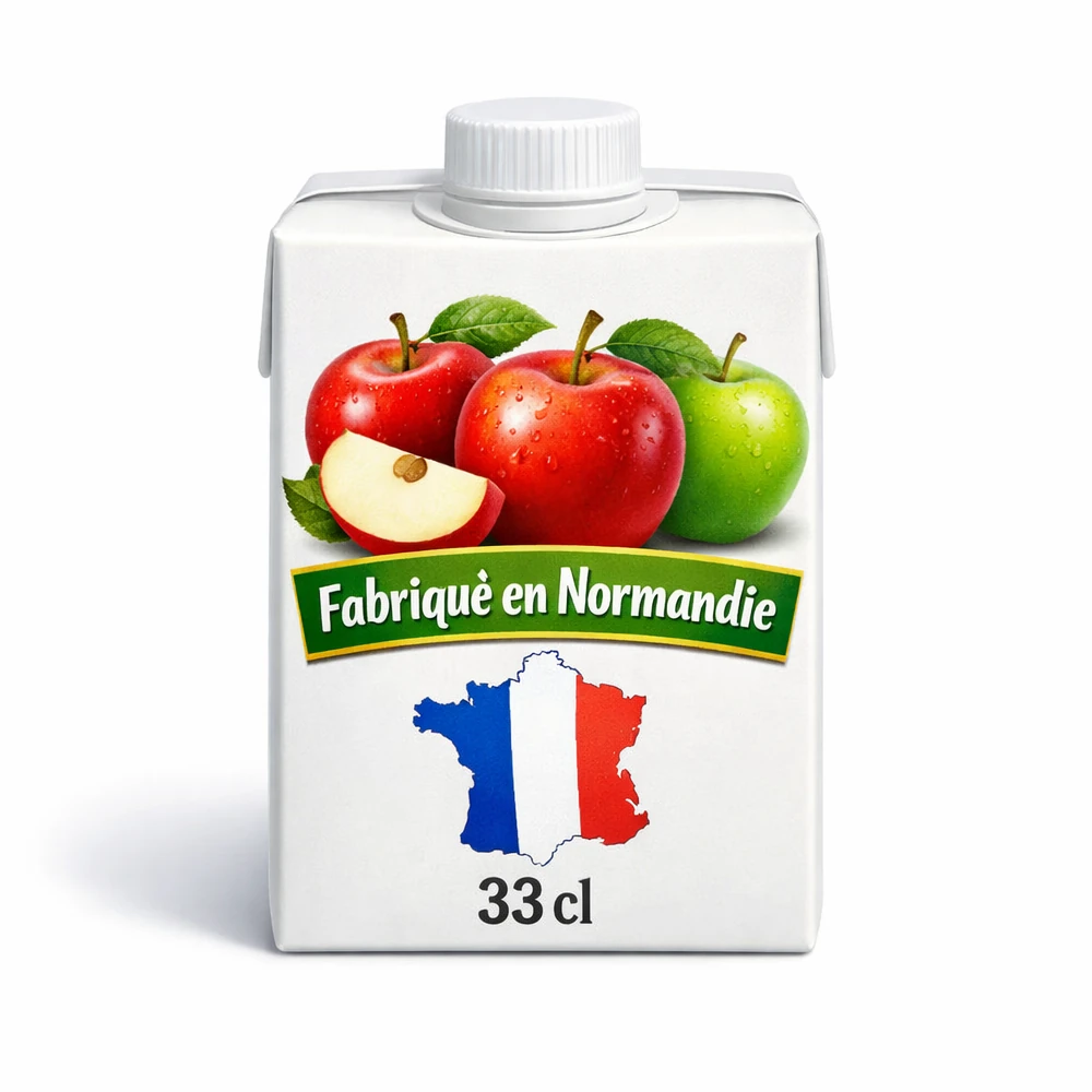 Jus de pomme 33 cl A2pas2moi